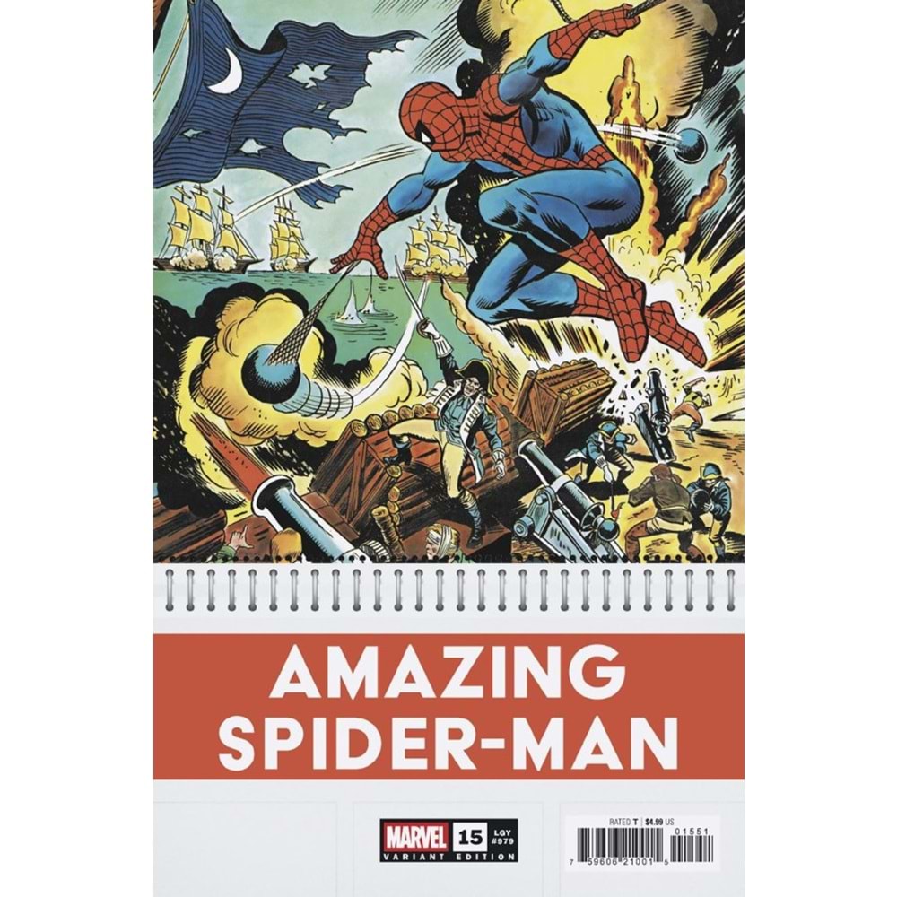 AMAZING SPIDER-MAN (2025) # 15 ROSS ANDRU BICENTENNIAL CALENDAR HIDDEN GEM VARIANT