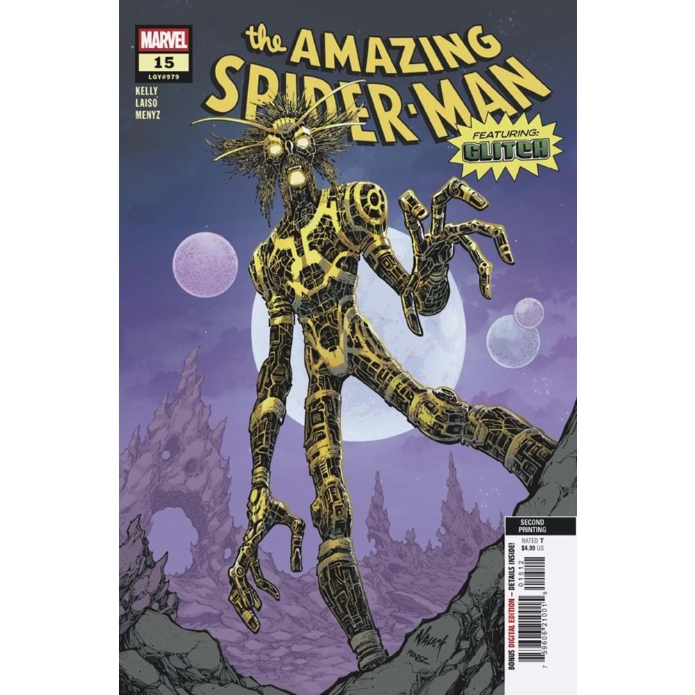 AMAZING SPIDER-MAN (2025) # 15 SECOND PRINTING TODD NAUCK VARIANT