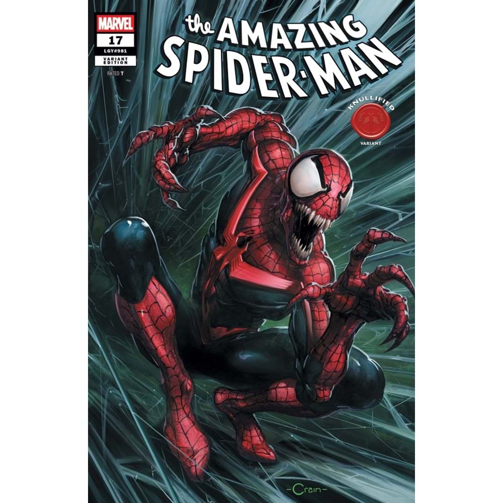 AMAZING SPIDER-MAN (2025) # 17 CLAYTON CRAIN KNULLIFIED VARIANT