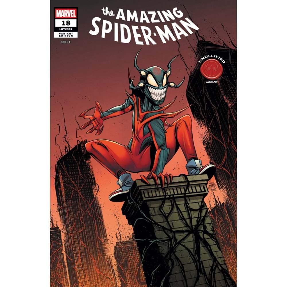 AMAZING SPIDER-MAN (2025) # 18 CORIN HOWELL KNULLIFIED VARIANT
