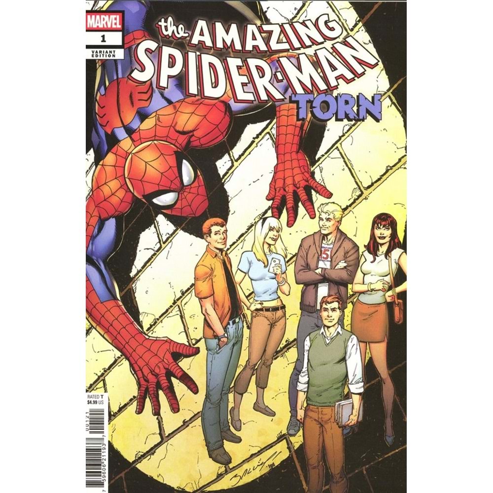 AMAZING SPIDER-MAN TORN #1 MARK BAGLEY VARIANT