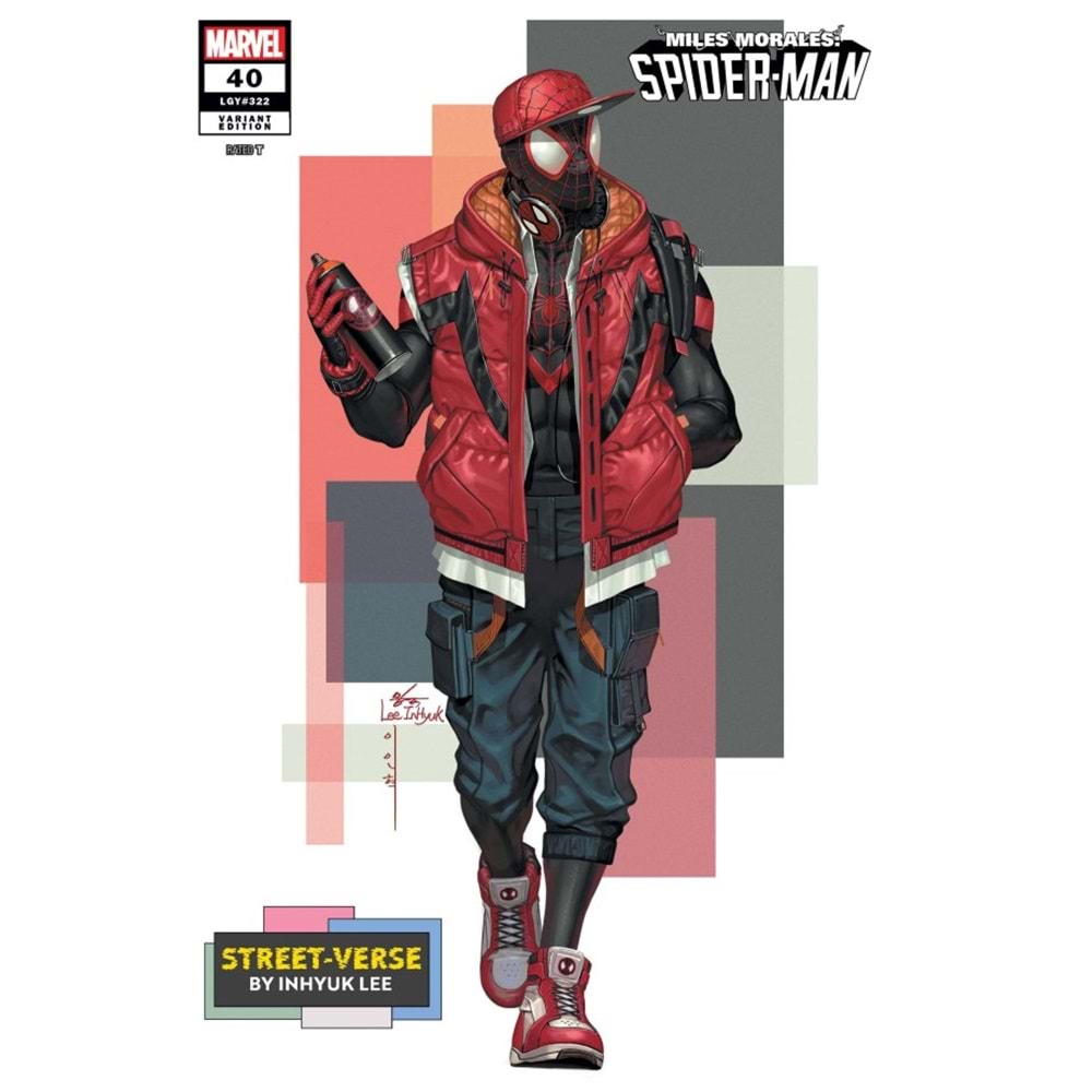 MILES MORALES SPIDER-MAN (2022) # 40 INHYUK LEE STREET-VERSE VARIANT