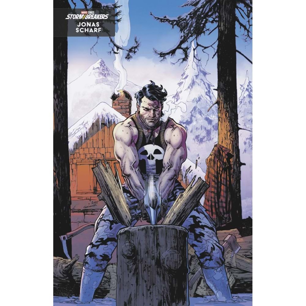 DAREDEVIL AND PUNISHER THE DEVILS TRIGGER #2 JONAS SCHARF WINTER BREAK VARIANT