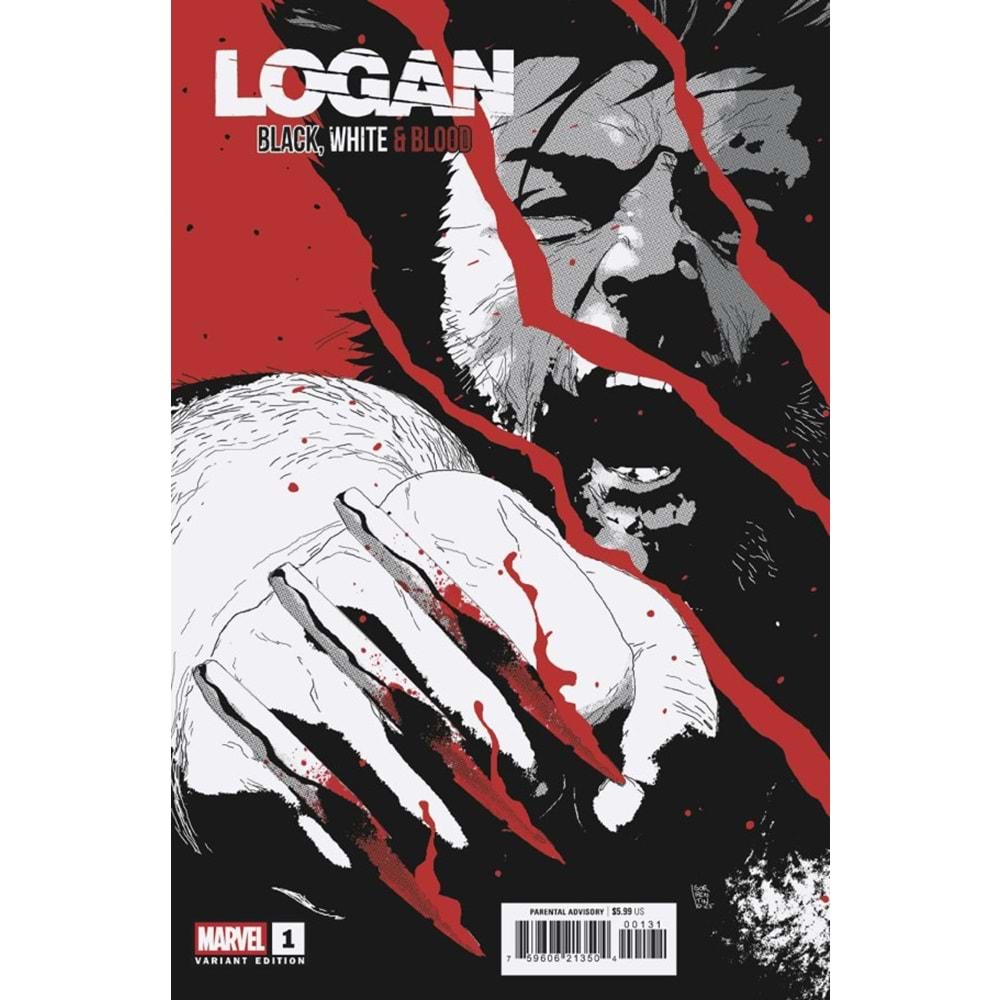 LOGAN BLACK WHITE AND BLOOD #1 ANDREA SORRENTINO VARIANT