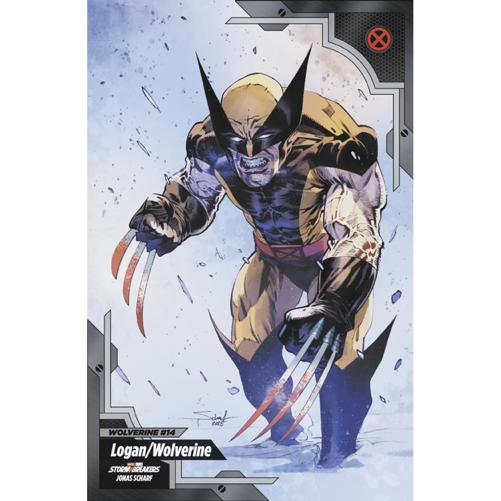 WOLVERINE (2024) # 14 JONAS SCHARF X-MEN TRADING CARD VARIANT