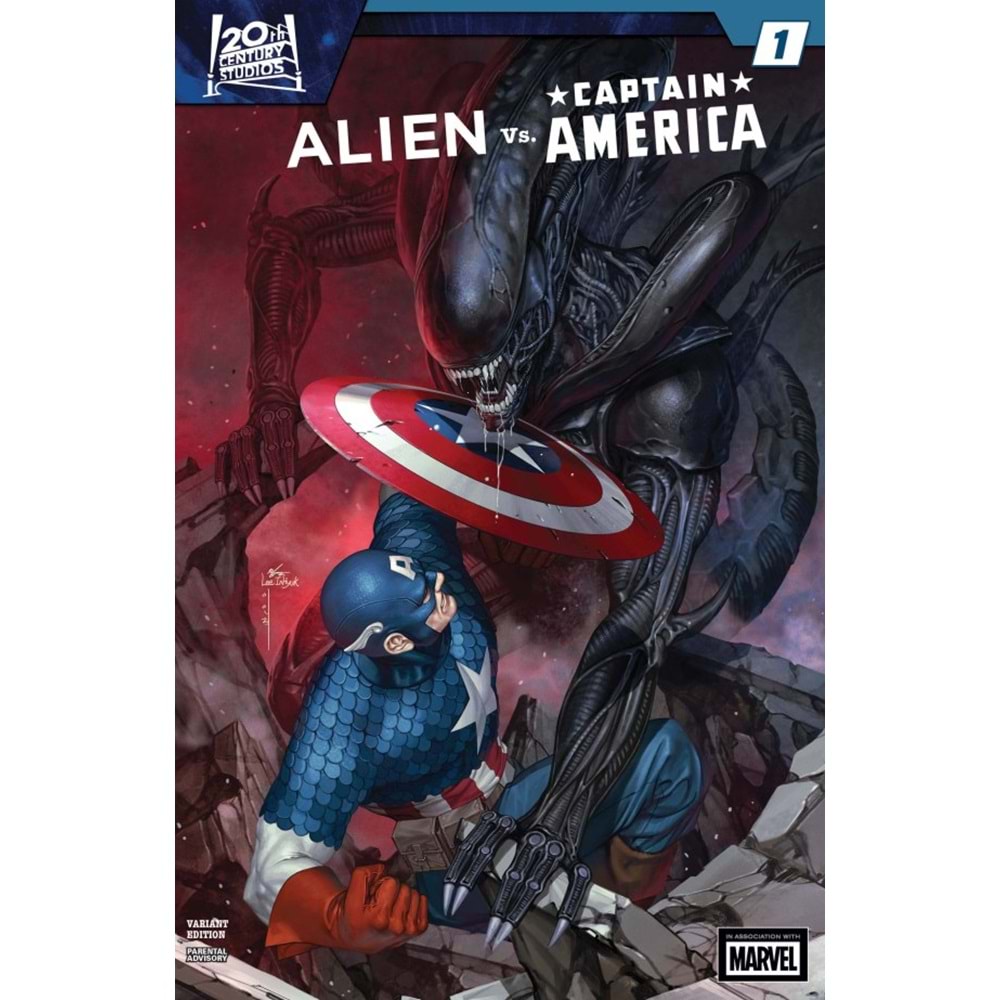ALIEN VS CAPTAIN AMERICA #1 INHYUK LEE VARIANT