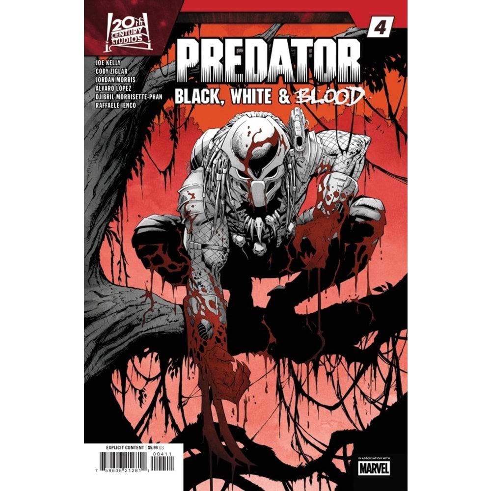 PREDATOR BLACK WHITE & BLOOD #4 (OF 4)