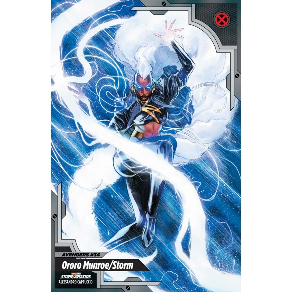 AVENGERS (2023) # 34 ALESSANDRO CAPPUCCIO X-MEN TRADING CARD VARIANT