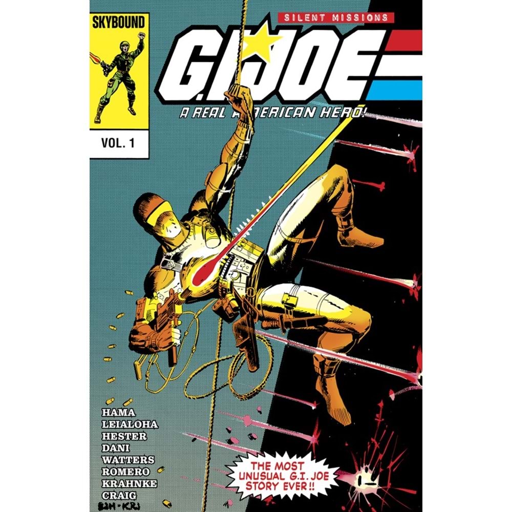 GI JOE A REAL AMERICAN HERO THE SILENT MISSIONS TPB DIRECT MARKET EXCLUSIVE ED HANNIGAN & KLAUS JANSON COVER
