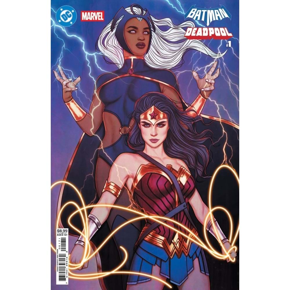 DC MARVEL BATMAN DEADPOOL #1 (ONE-SHOT) COVER H JENNY FRISON WONDER WOMAN STORM CARD STOCK VARIANT