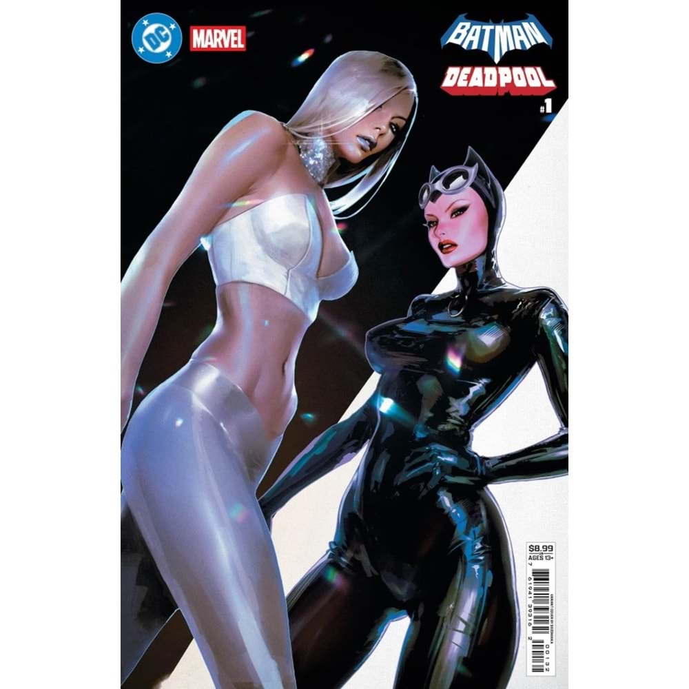 DC MARVEL BATMAN DEADPOOL #1 (ONE-SHOT) COVER S SOZOMAIKA CATWOMAN EMMA FROST CARD STOCK VARIANT
