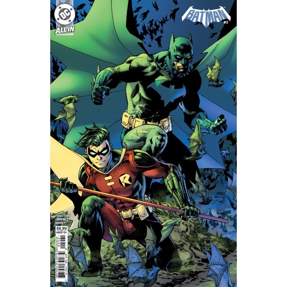 BATMAN (2025) #2 COVER B JIM LEE CARD STOCK VARIANT
