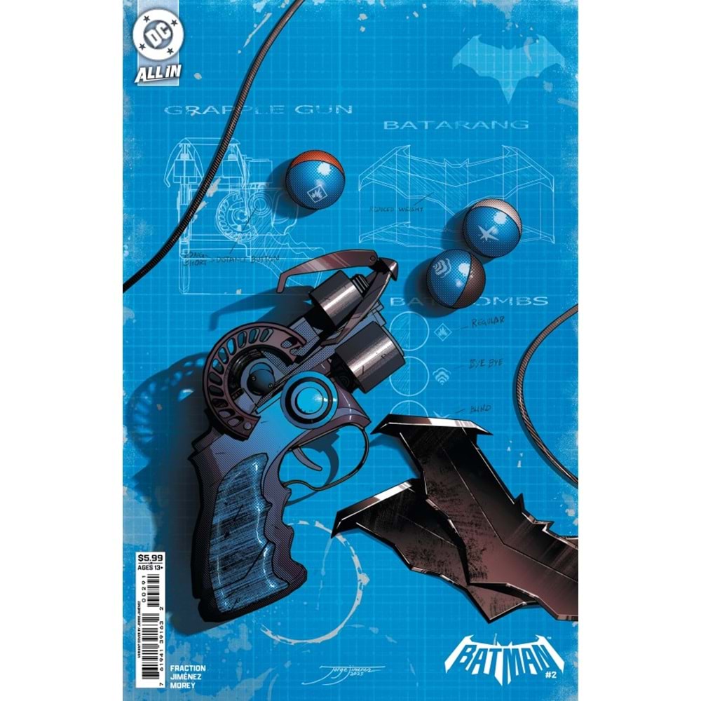 BATMAN (2025) #2 COVER F JORGE JIMENEZ BAT-GADGET CARD STOCK VARIANT