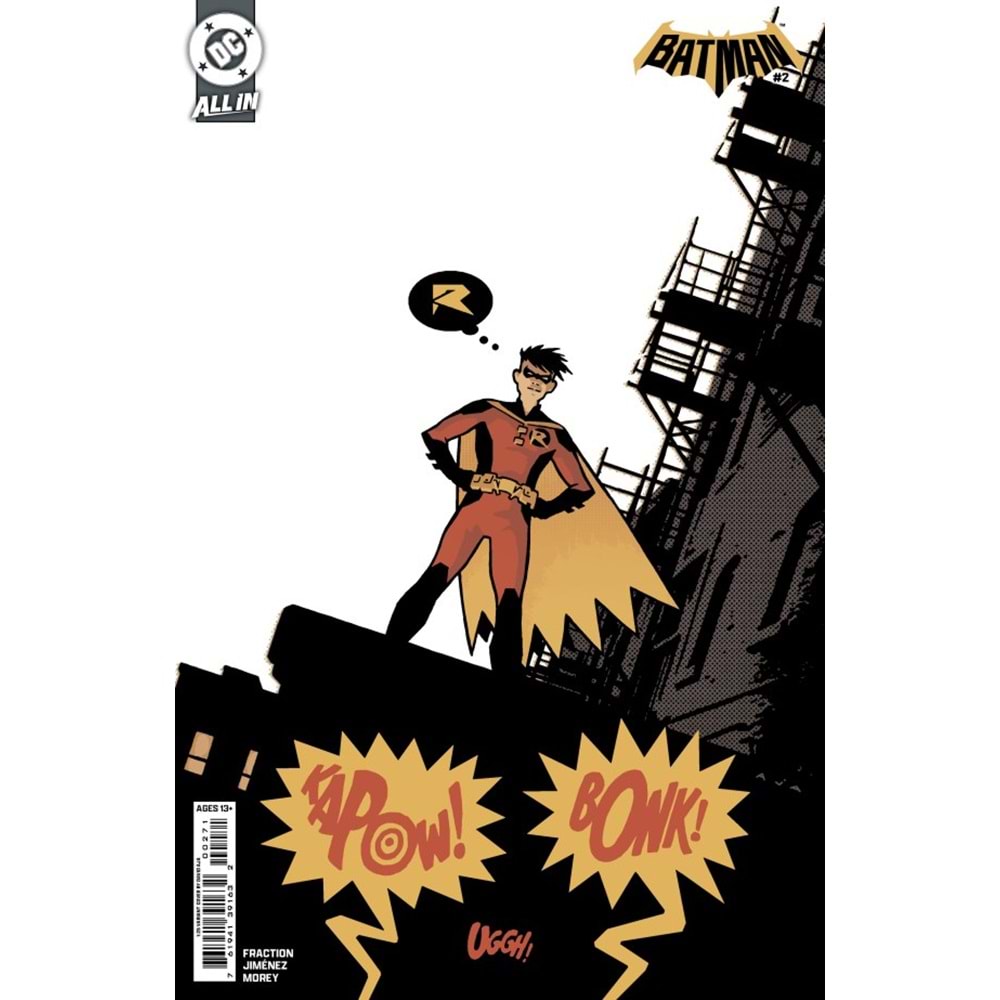 BATMAN (2025) #2 COVER H 1:25 DAVID AJA CARD STOCK VARIANT
