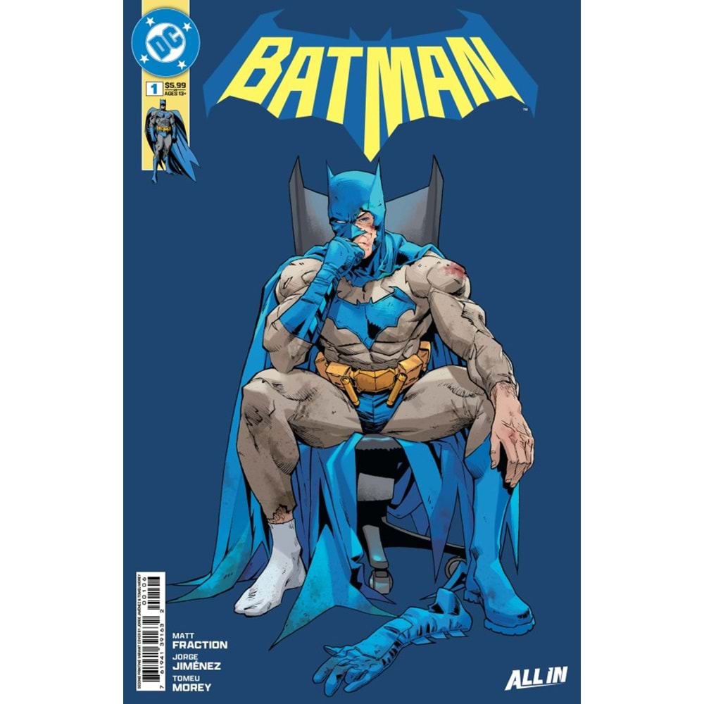 BATMAN (2025) #1 SECOND PRINTING COVER D JORGE JIMENEZ CARD STOCK VARIANT