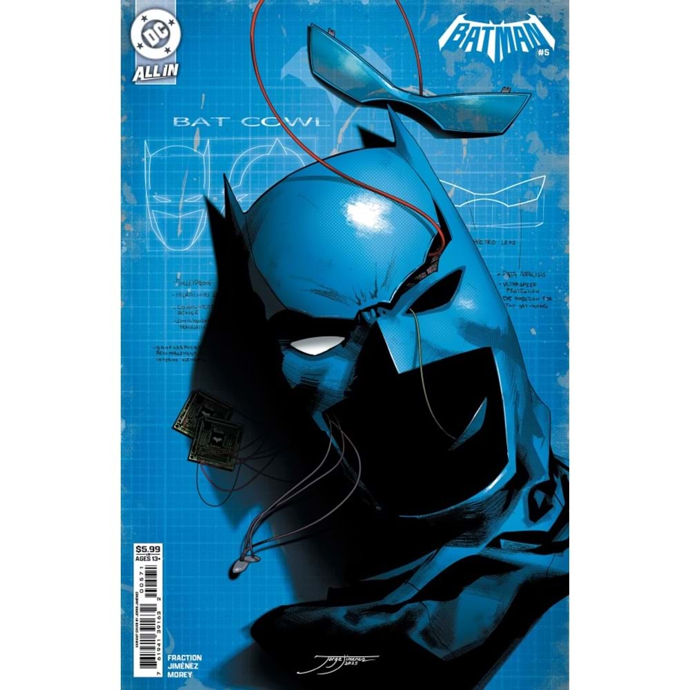 BATMAN (2025) #5 COVER E JORGE JIMENEZ BAT-GADGET CARD STOCK VARIANT