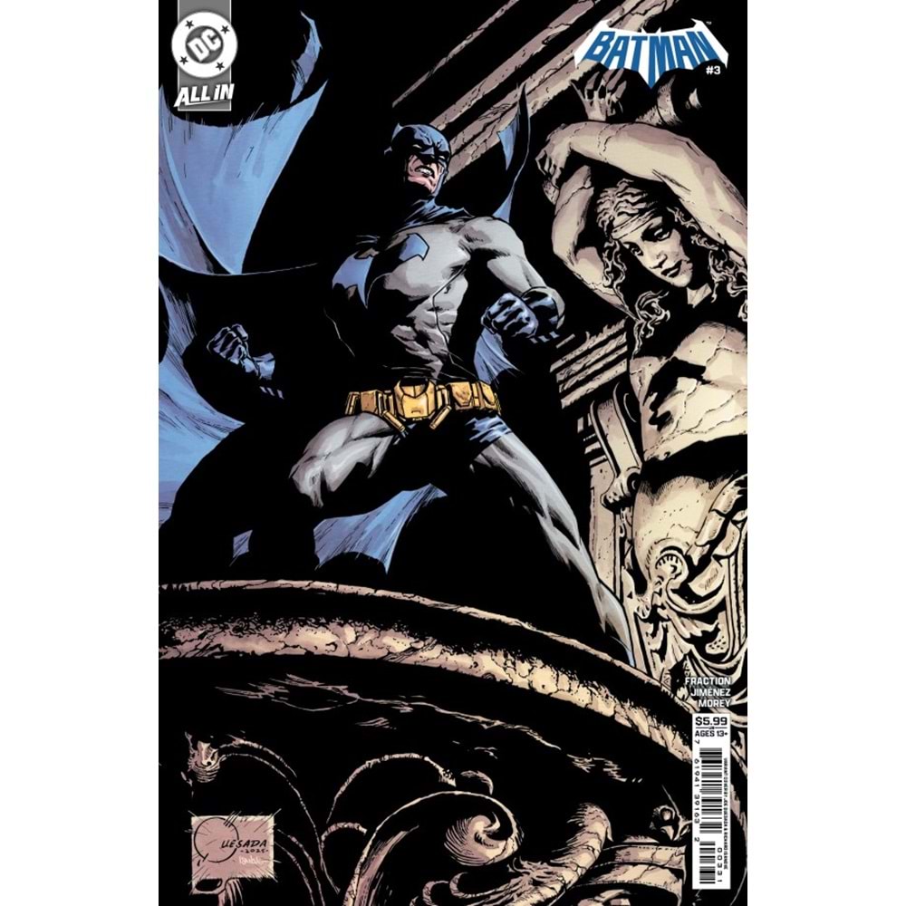 BATMAN (2025) #3 COVER D JOE QUESADA CARD STOCK VARIANT