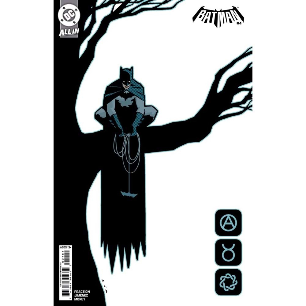 BATMAN (2025) #4 COVER H 1:25 DAVID AJA CARD STOCK VARIANT