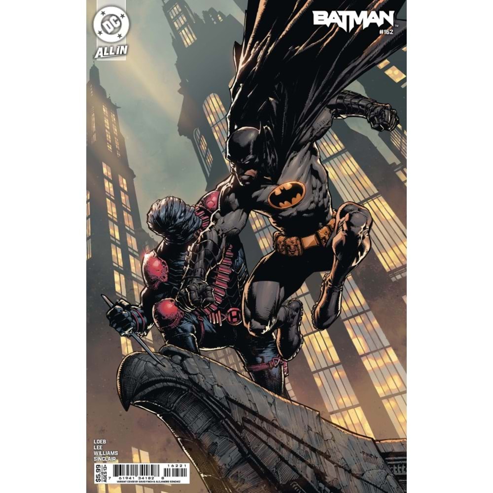 BATMAN (2016) # 162 COVER B DAVID FINCH CARD STOCK VARIANT