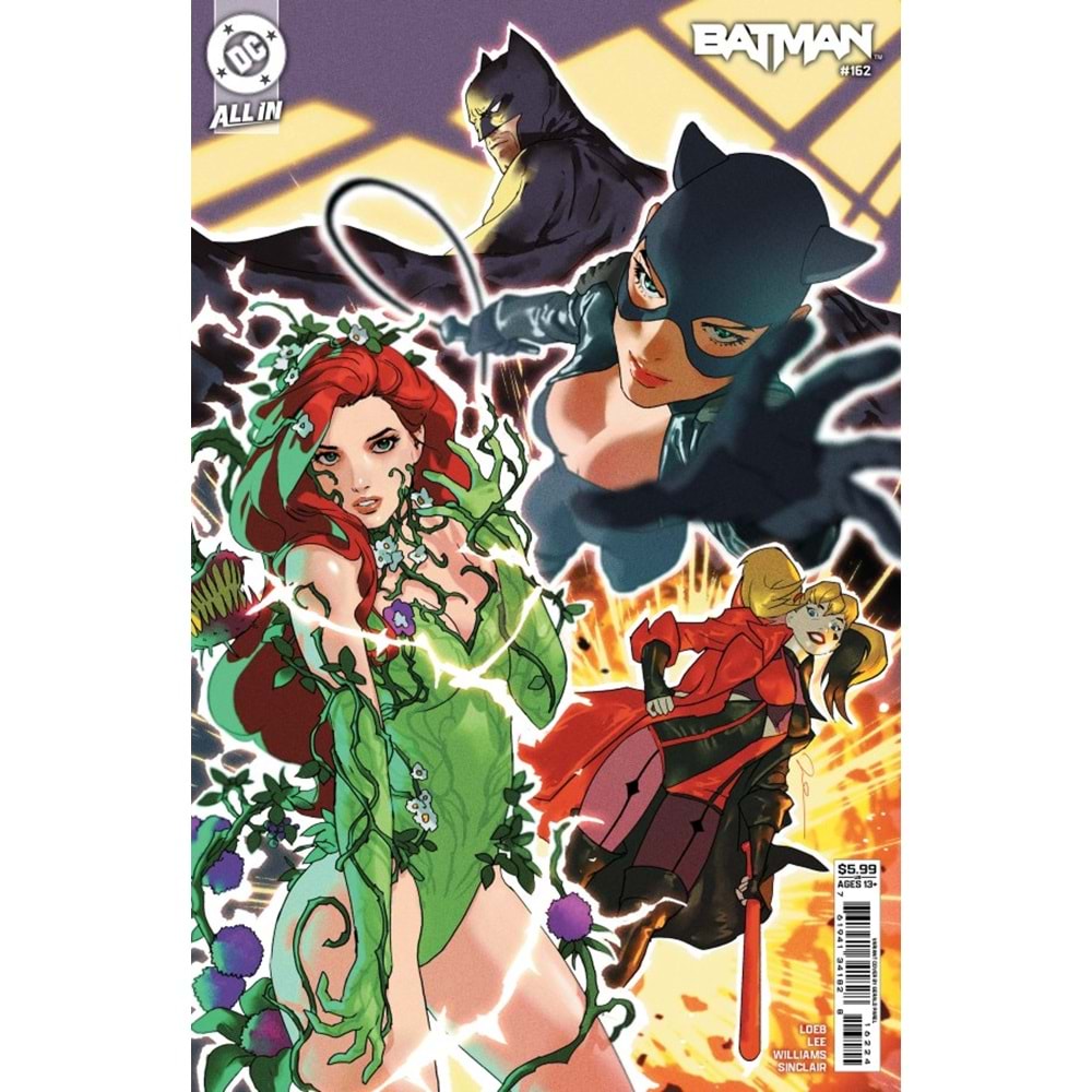 BATMAN (2016) # 162 COVER E GERALD PAREL GOTHAM CITY SIRENS CARD STOCK VARIANT