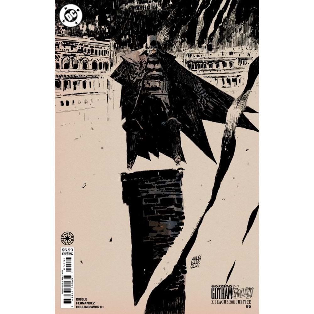 BATMAN GOTHAM BY GASLIGHT A LEAGUE FOR JUSTICE #5 (OF 6) COVER B ASHLEY WOOD CARD STOCK VARIANT