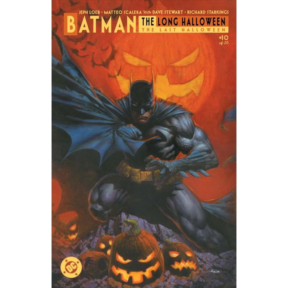 BATMAN THE LONG HALLOWEEN THE LAST HALLOWEEN # 10 (OF 10) COVER D DAVID FINCH CARD STOCK VARIANT