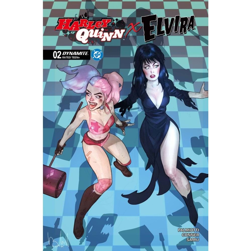 HARLEY QUINN X ELVIRA #2 COVER D BEN CALDWELL VARIANT