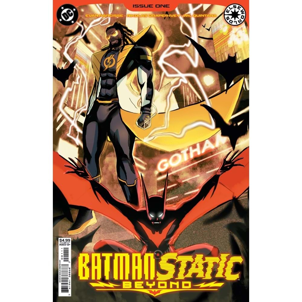 BATMAN STATIC BEYOND #1 (OF 6) COVER A NIKOLAS DRAPER-IVEY