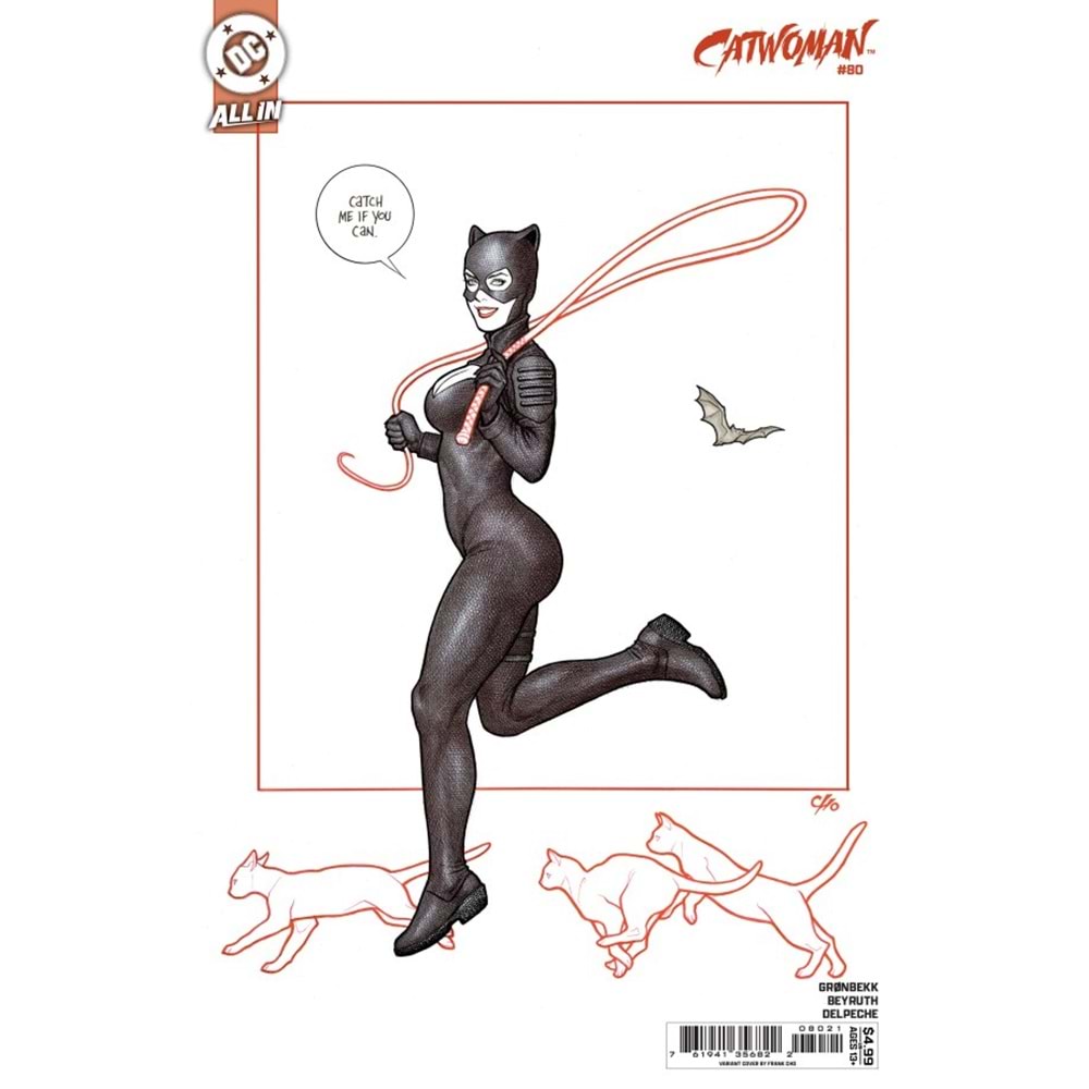 CATWOMAN (2018) # 80 COVER B FRANK CHO CARD STOCK VARIANT