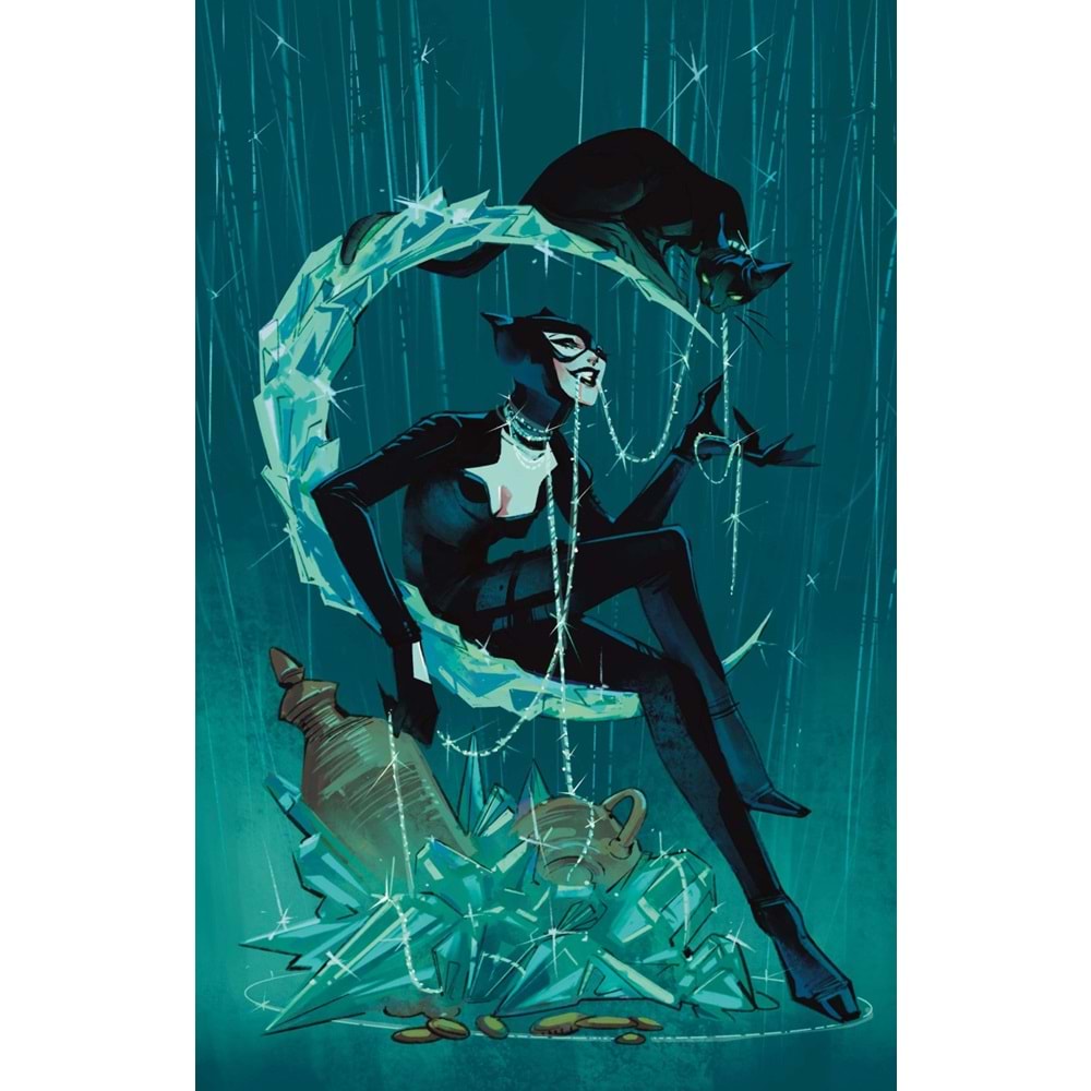 CATWOMAN (2018) # 82 COVER D SARAH BASLAIM CARD STOCK VARIANT