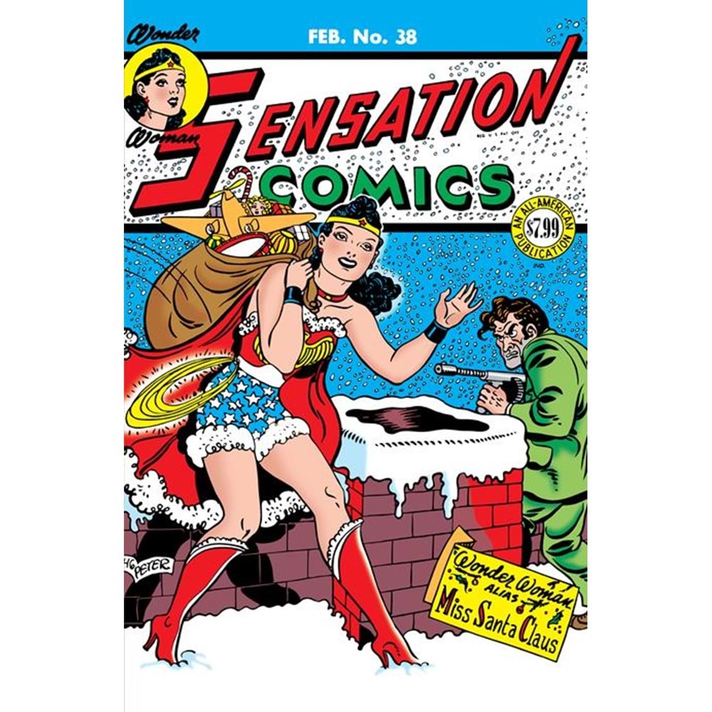SENSATION COMICS #38 FACSIMILE EDITION COVER B HARRY G PETER FOIL VARIANT