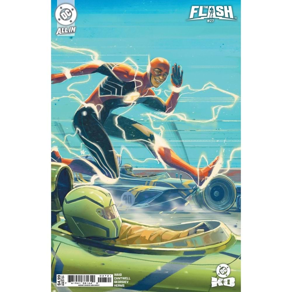 FLASH (2023) # 27 COVER B BEN HARVEY CARD STOCK VARIANT (DC K.O.)