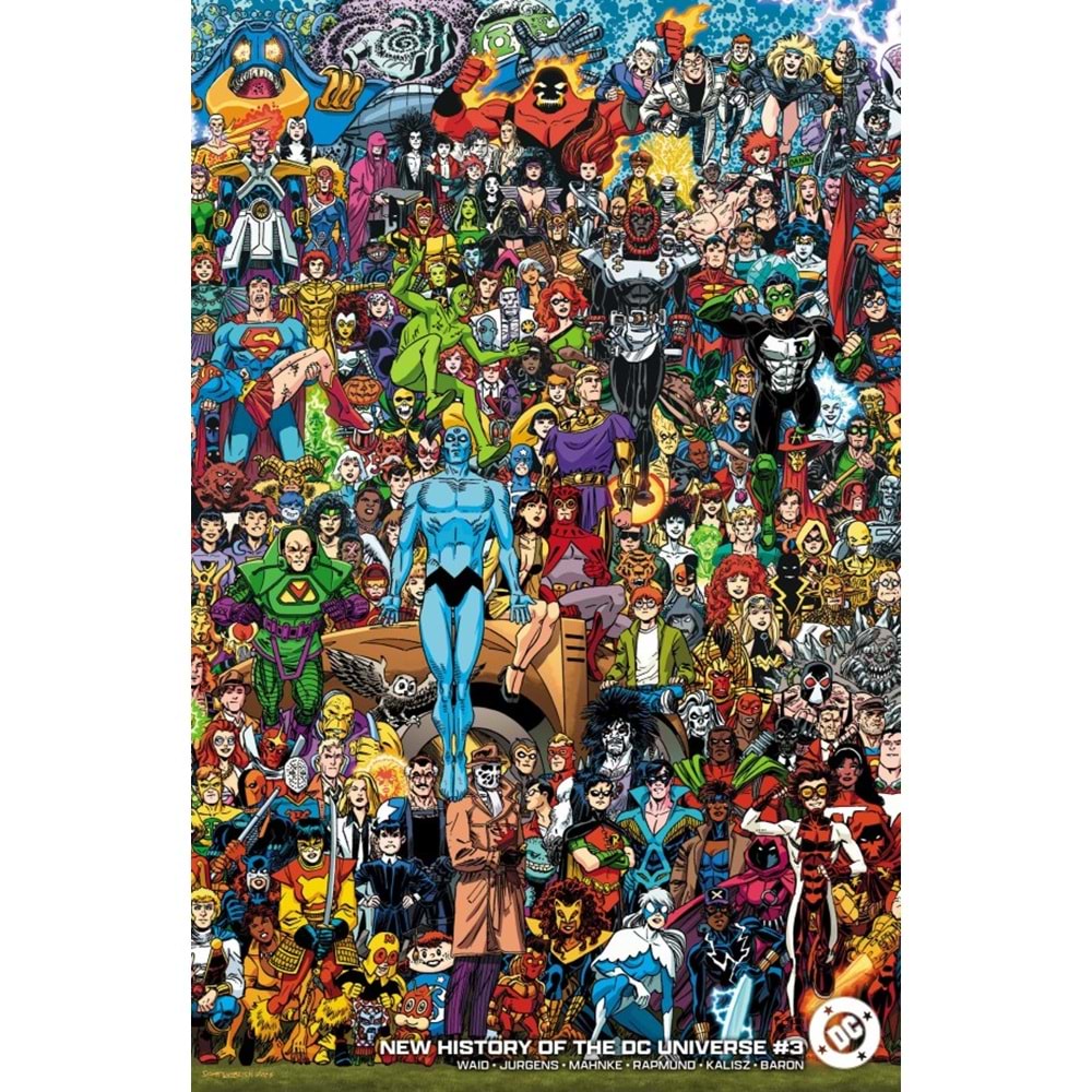 NEW HISTORY OF THE DC UNIVERSE #3 (OF 4) COVER D SCOTT KOBLISH LEGACY WRAPAROUND CARD STOCK VARIANT