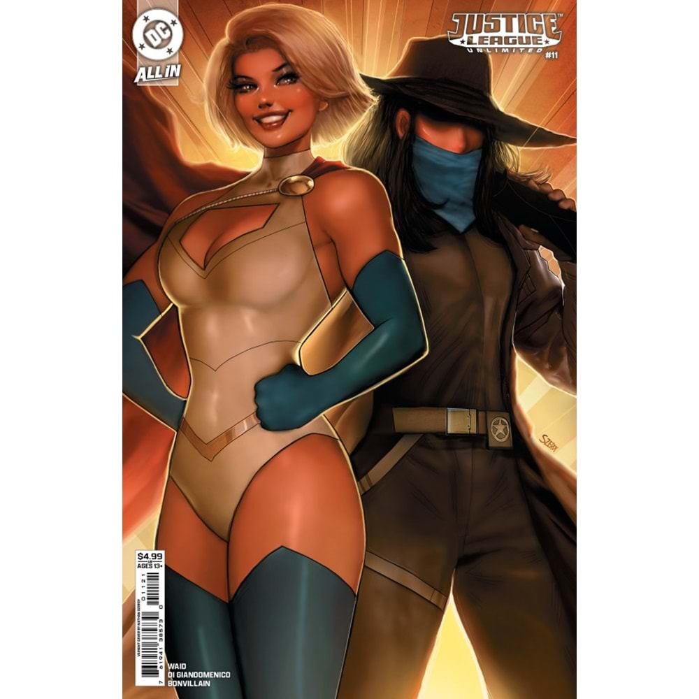 JUSTICE LEAGUE UNLIMITED (2024) # 11 COVER B NATHAN SZERDY CARD STOCK VARIANT
