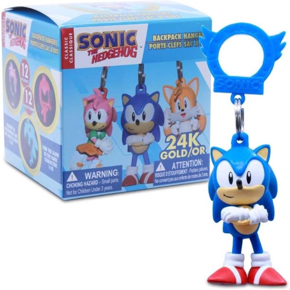 SONIC THE HEDGEHOG BACKPACK HANGERS