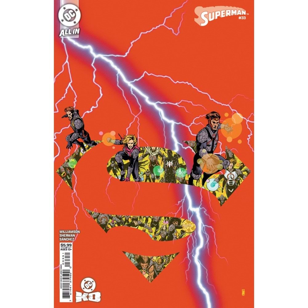 SUPERMAN (2023) # 33 COVER E JORGE FORNES CARD STOCK VARIANT (DC K.O.)