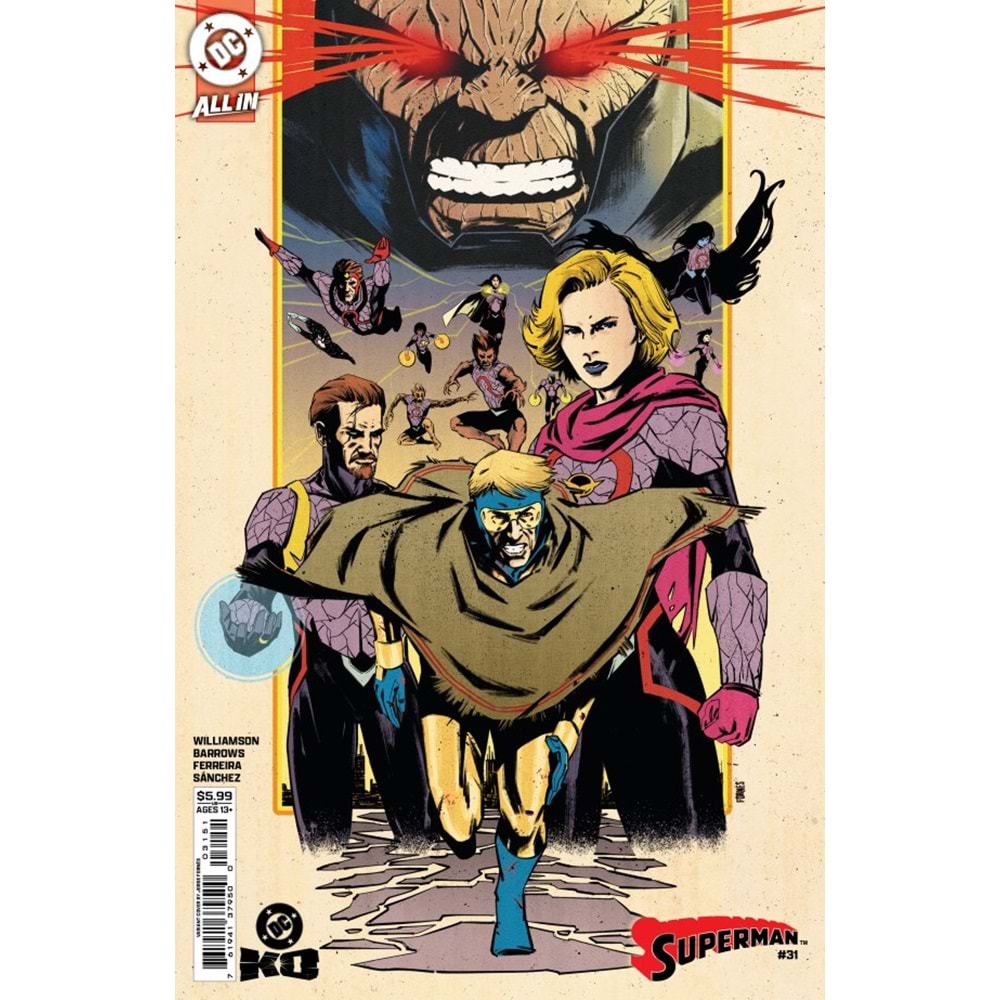 SUPERMAN (2023) # 31 COVER E JORGE FORNES CARD STOCK VARIANT (DC K.O.)