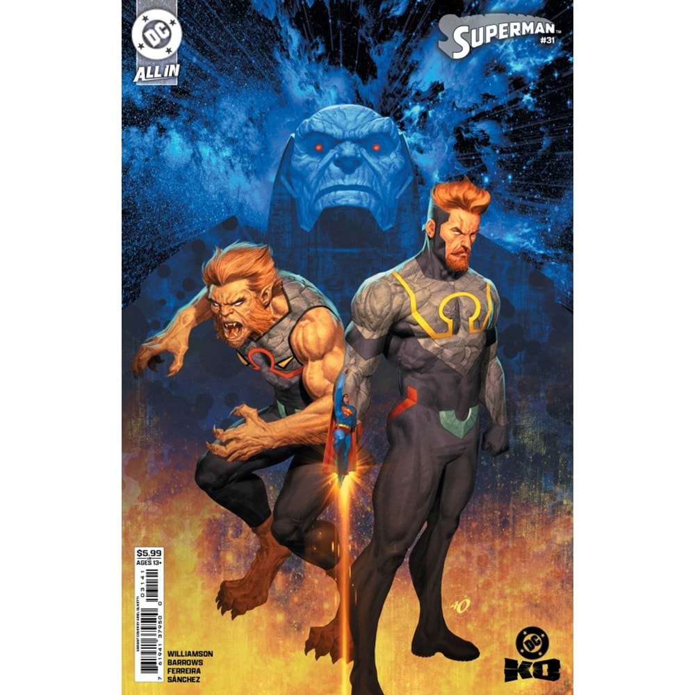 SUPERMAN (2023) # 31 COVER D ARIEL OLIVETTI CARD STOCK VARIANT (DC K.O.)