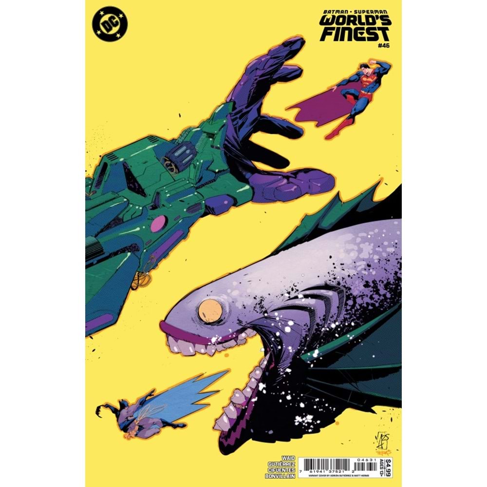 BATMAN SUPERMAN WORLDS FINEST (2022) # 46 COVER C ADRIAN GUTIERREZ CARD STOCK VARIANT