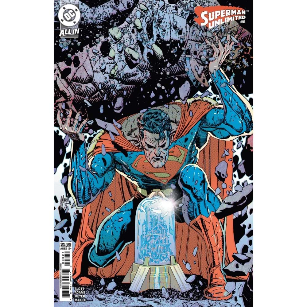 SUPERMAN UNLIMITED #8 COVER B GUILLEM MARCH CARD STOCK VARIANT