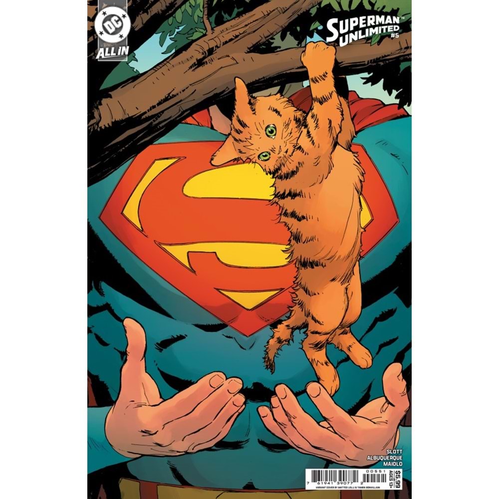 SUPERMAN UNLIMITED #5 COVER D MATTEO LOLLI CARD STOCK VARIANT