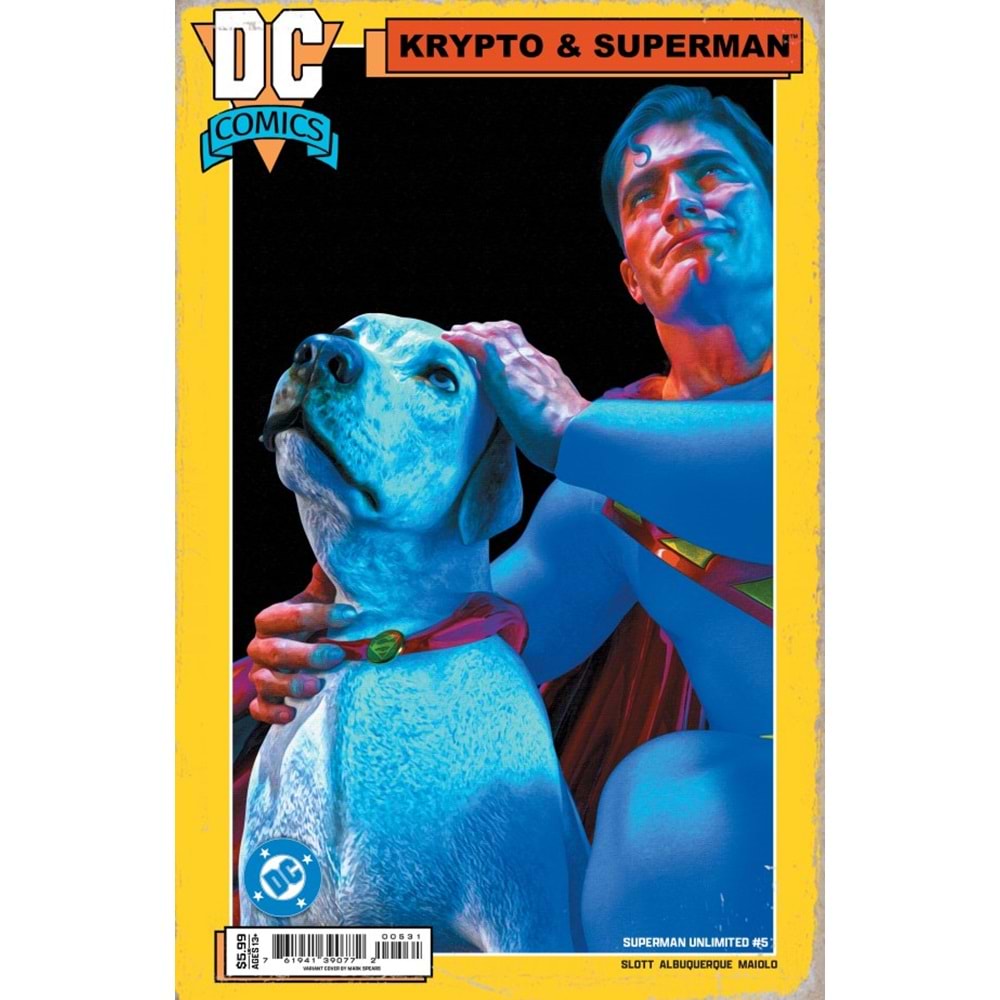SUPERMAN UNLIMITED #5 COVER C MARK SPEARS CARD STOCK VARIANT