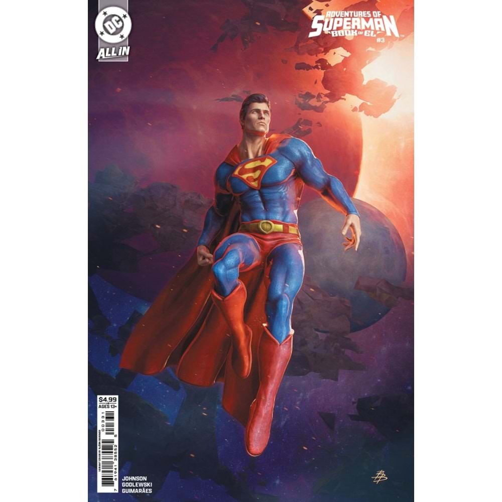 ADVENTURES OF SUPERMAN BOOK OF EL #3 (OF 12) COVER C BJORN BARENDS CARD STOCK VARIANT
