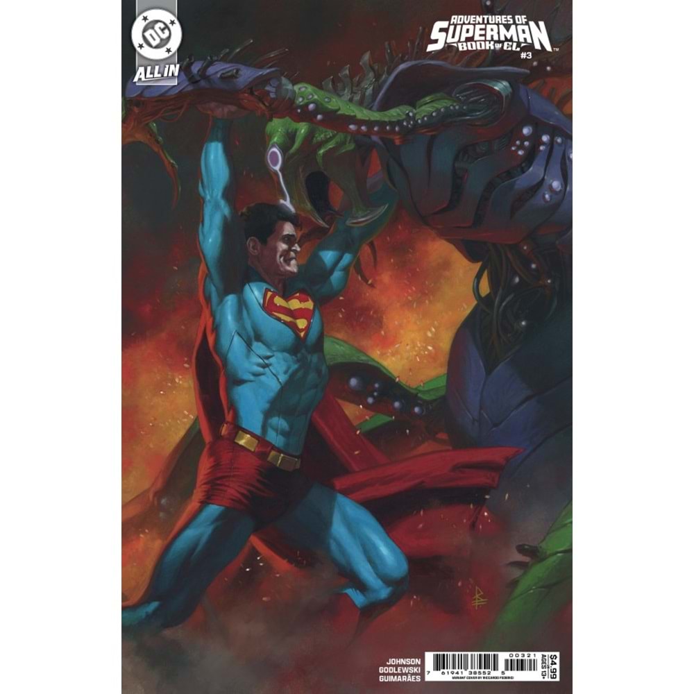 ADVENTURES OF SUPERMAN BOOK OF EL #3 (OF 12) COVER B RICCARDO FEDERICI CARD STOCK VARIANT
