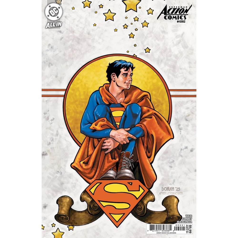 ACTION COMICS (2016) # 1092 COVER C COLLEEN DORAN CARD STOCK VARIANT