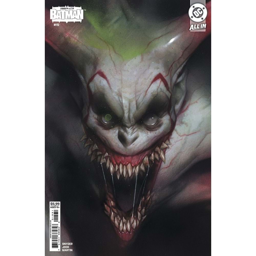 ABSOLUTE BATMAN # 15 COVER C BEN OLIVER CARD STOCK VARIANT