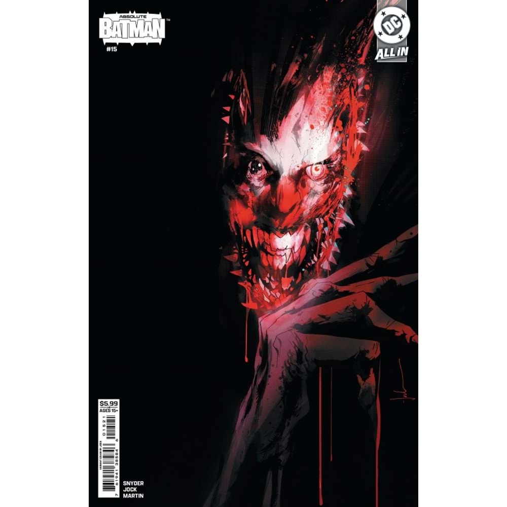 ABSOLUTE BATMAN # 15 COVER B JOCK CARD STOCK VARIANT
