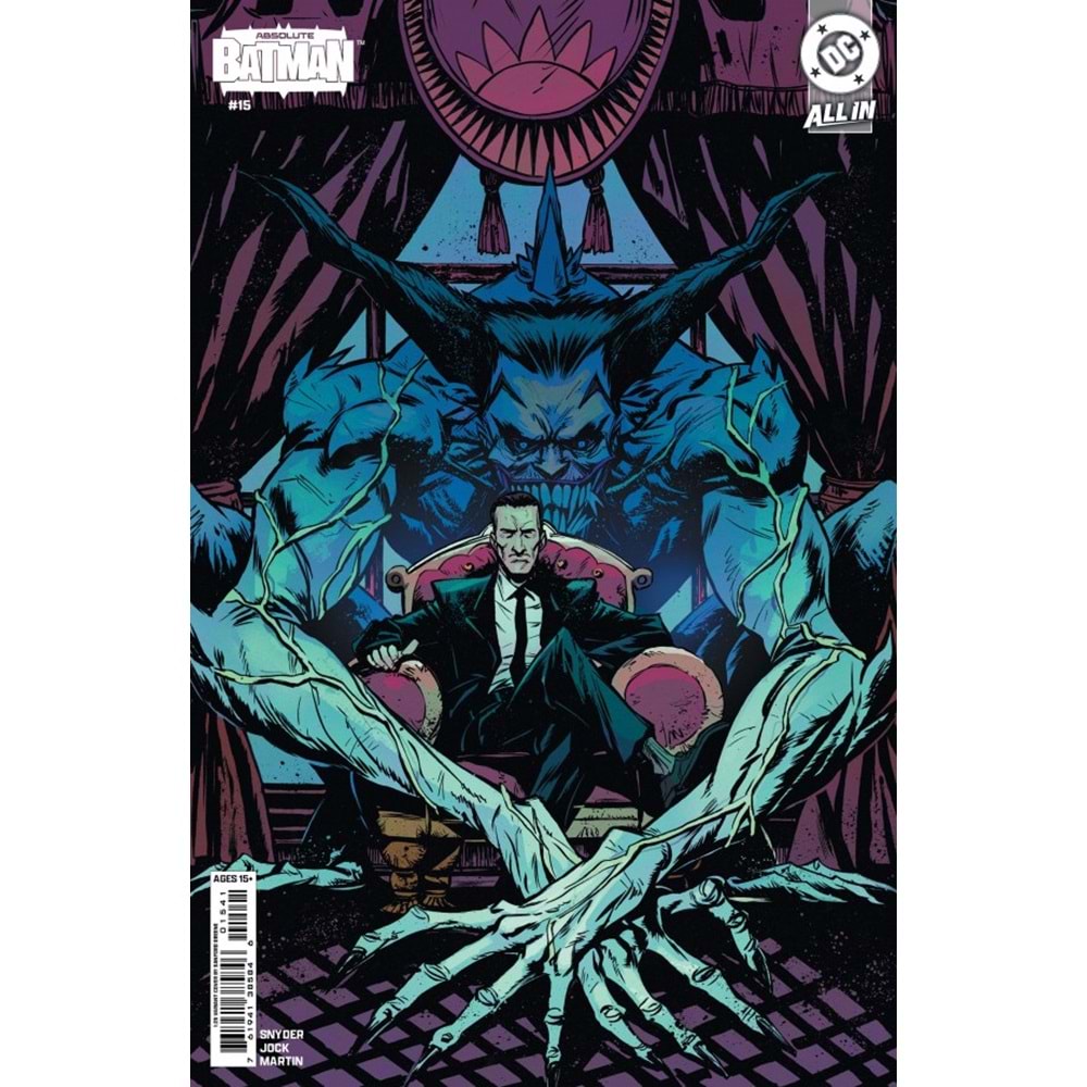 ABSOLUTE BATMAN # 15 COVER E 1:25 SANFORD GREENE CARD STOCK VARIANT