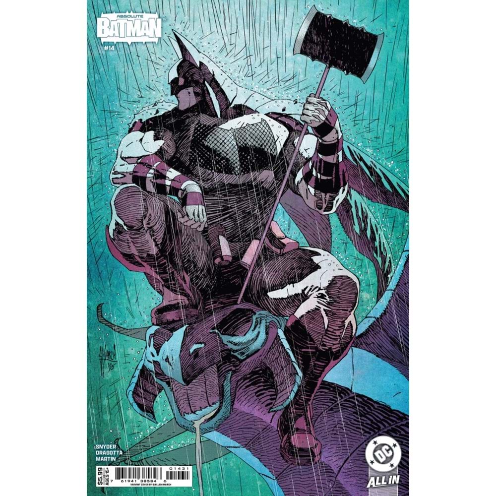 ABSOLUTE BATMAN # 14 COVER C GUILLEM MARCH CARD STOCK VARIANT
