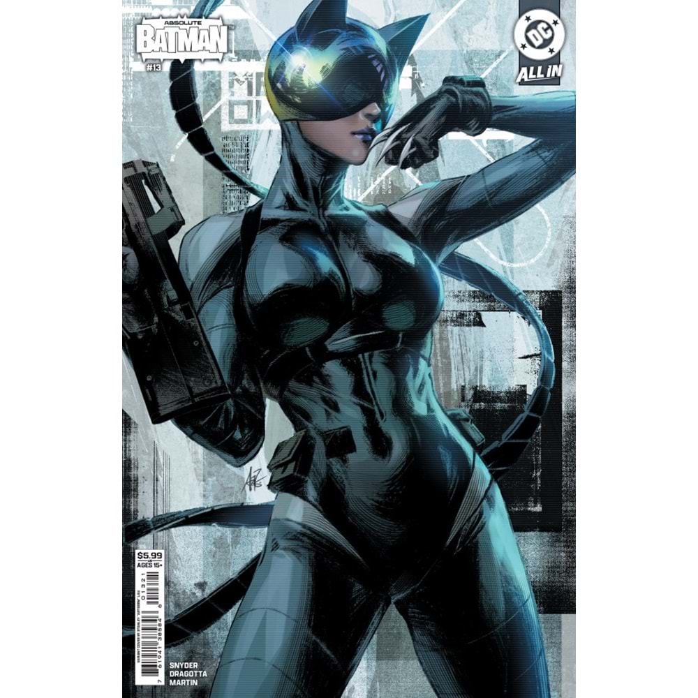 ABSOLUTE BATMAN # 13 COVER B STANLEY ARTGERM LAU CARD STOCK VARIANT